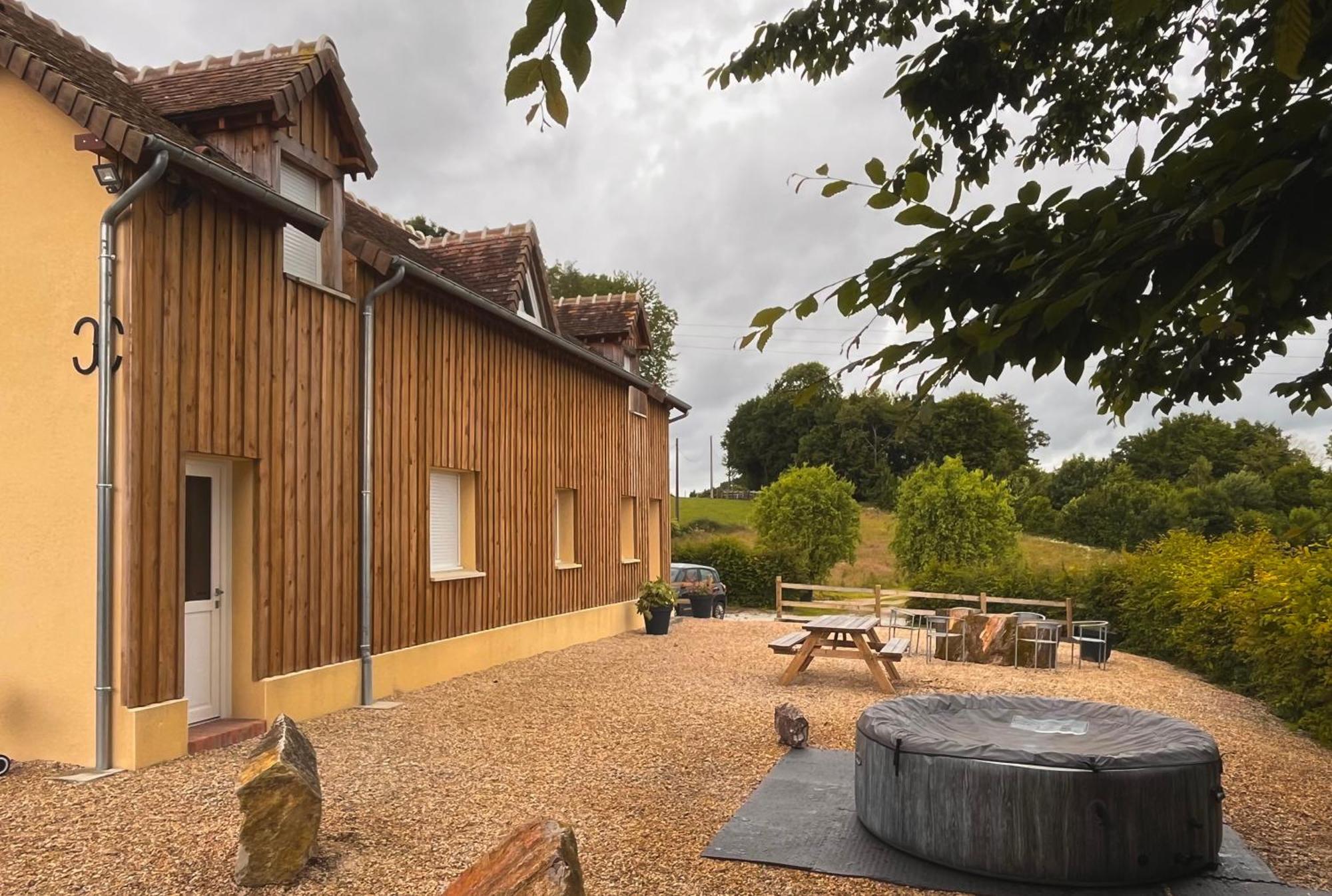Saint-Martin-des-Pezerits La Maison Du Perche Avec Jacuzzi מראה חיצוני תמונה